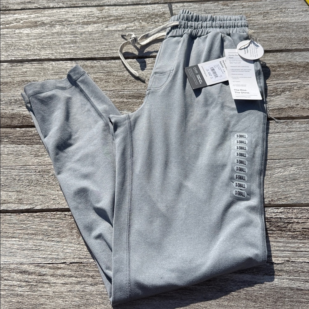 Vuori Ponto Performance Pant 30" Steel Heather Men's XS‎ NWT 💙✨